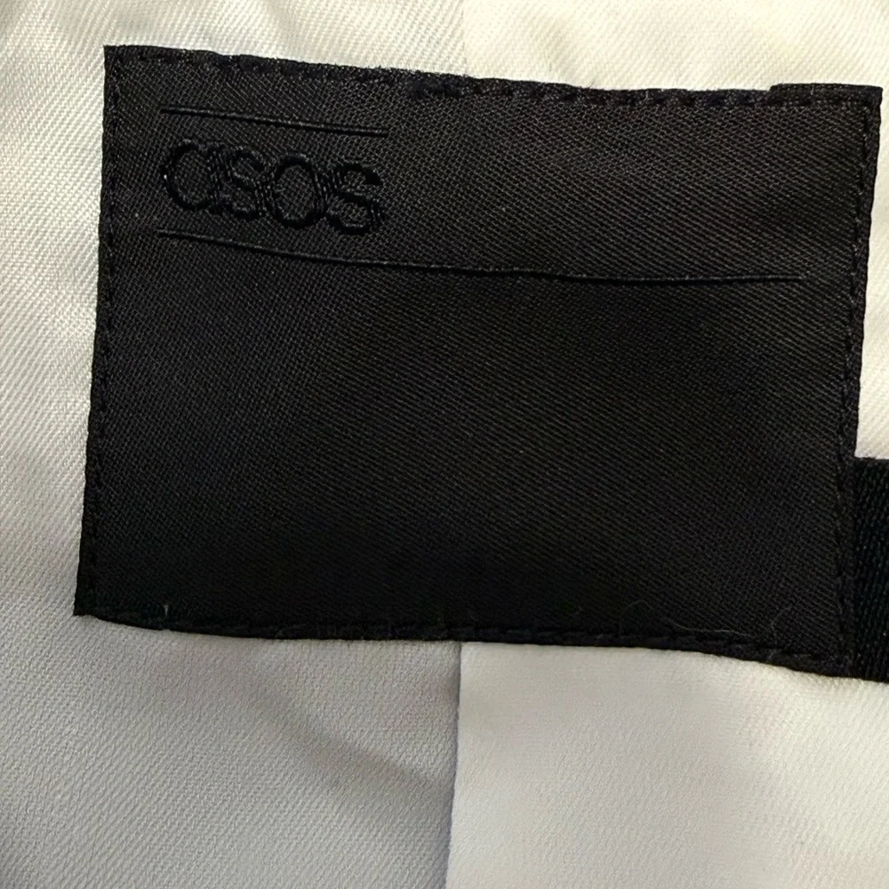 ASOS Men’s Regular Fit Wool Blend Suit Jacket 34” Chest Charcoal